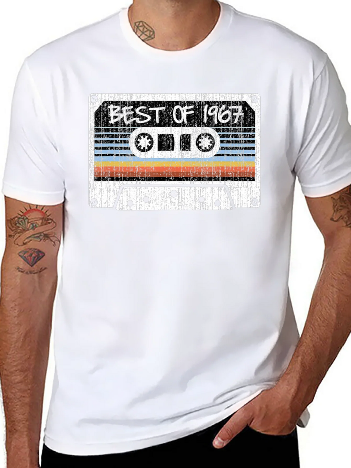 Retro Best of 1967 Cassette Tape T-Shirt