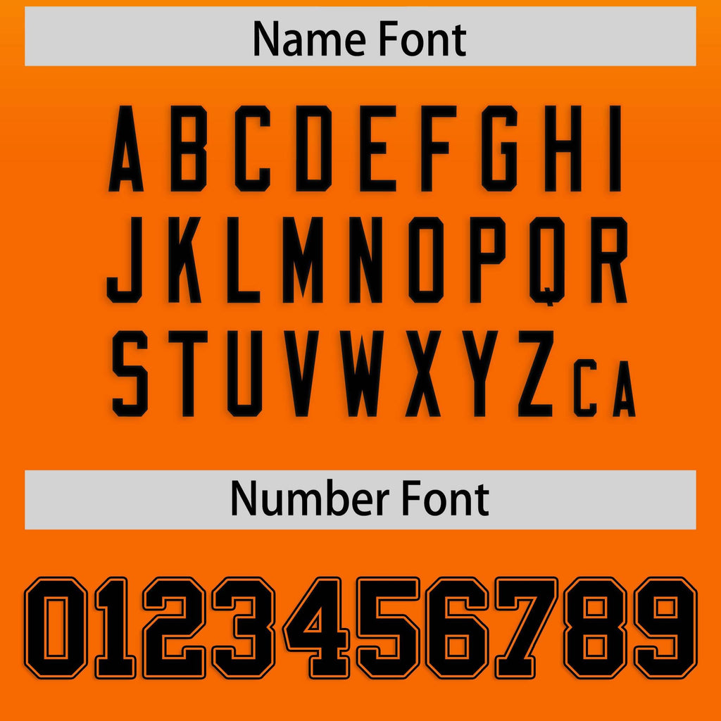 Custom Gold Orange Gradient Fashion Personalized Authentic Football Jersey