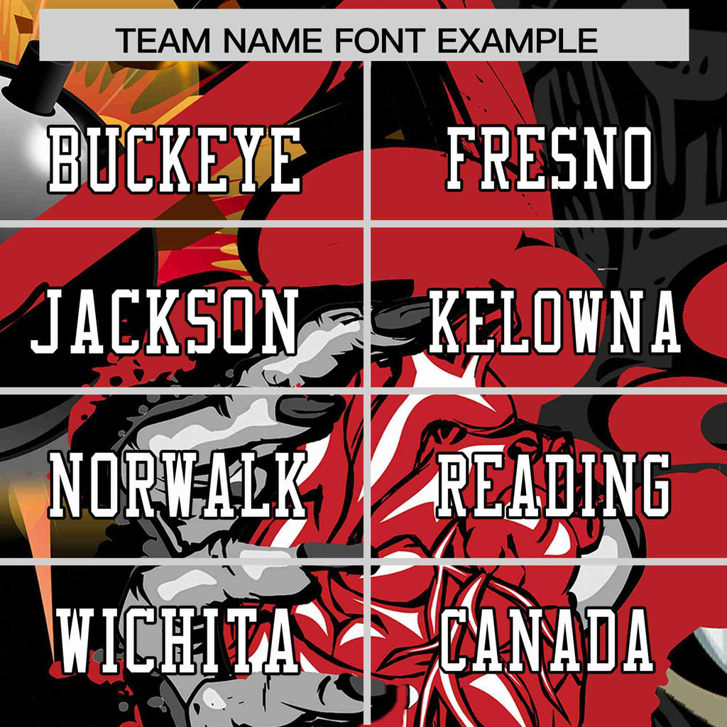 Custom Personalized Printed Graffiti Pattern Design Authentic Football Jersey