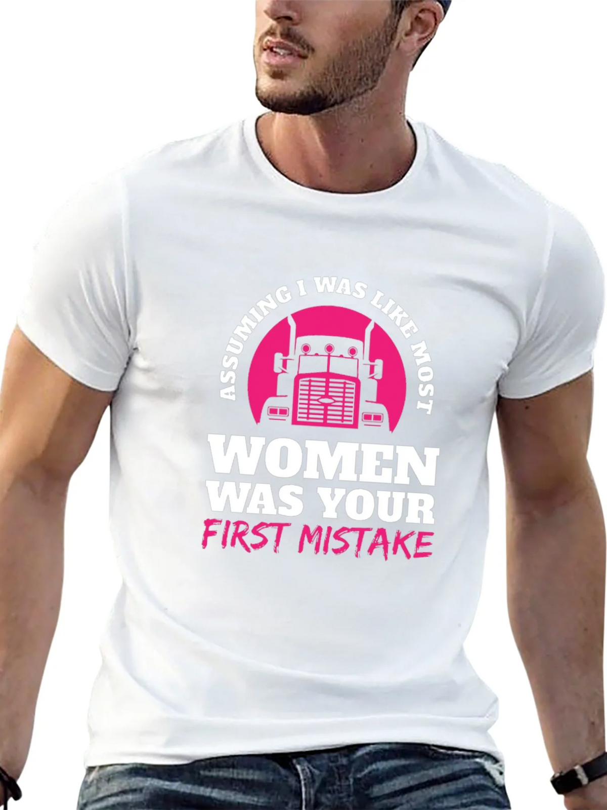 Trucker Woman T-Shirt