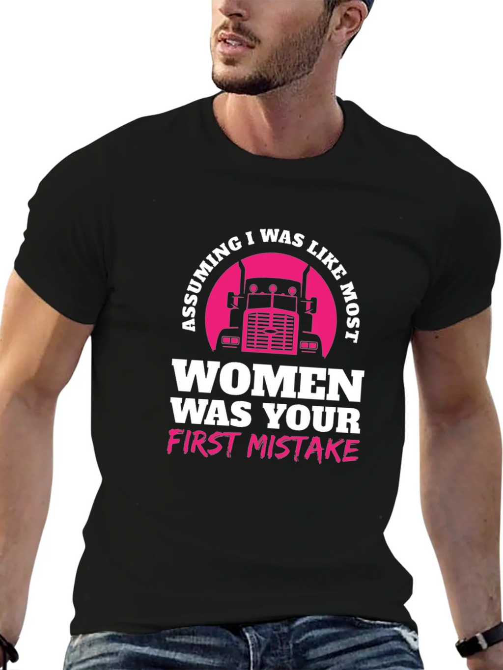 Trucker Woman T-Shirt
