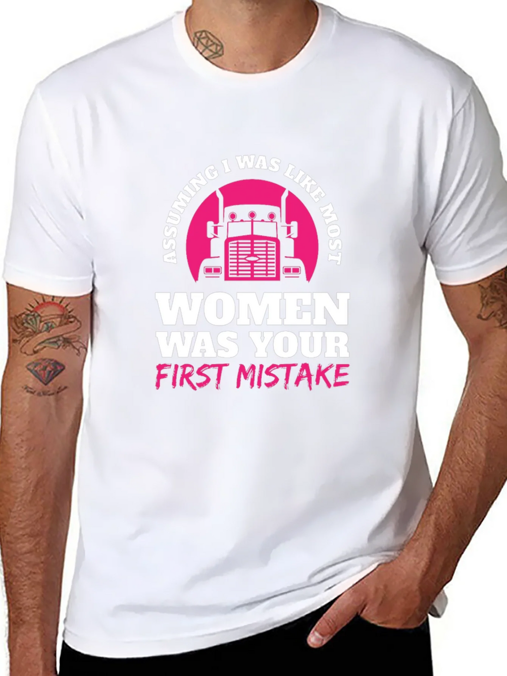 Trucker Woman T-Shirt