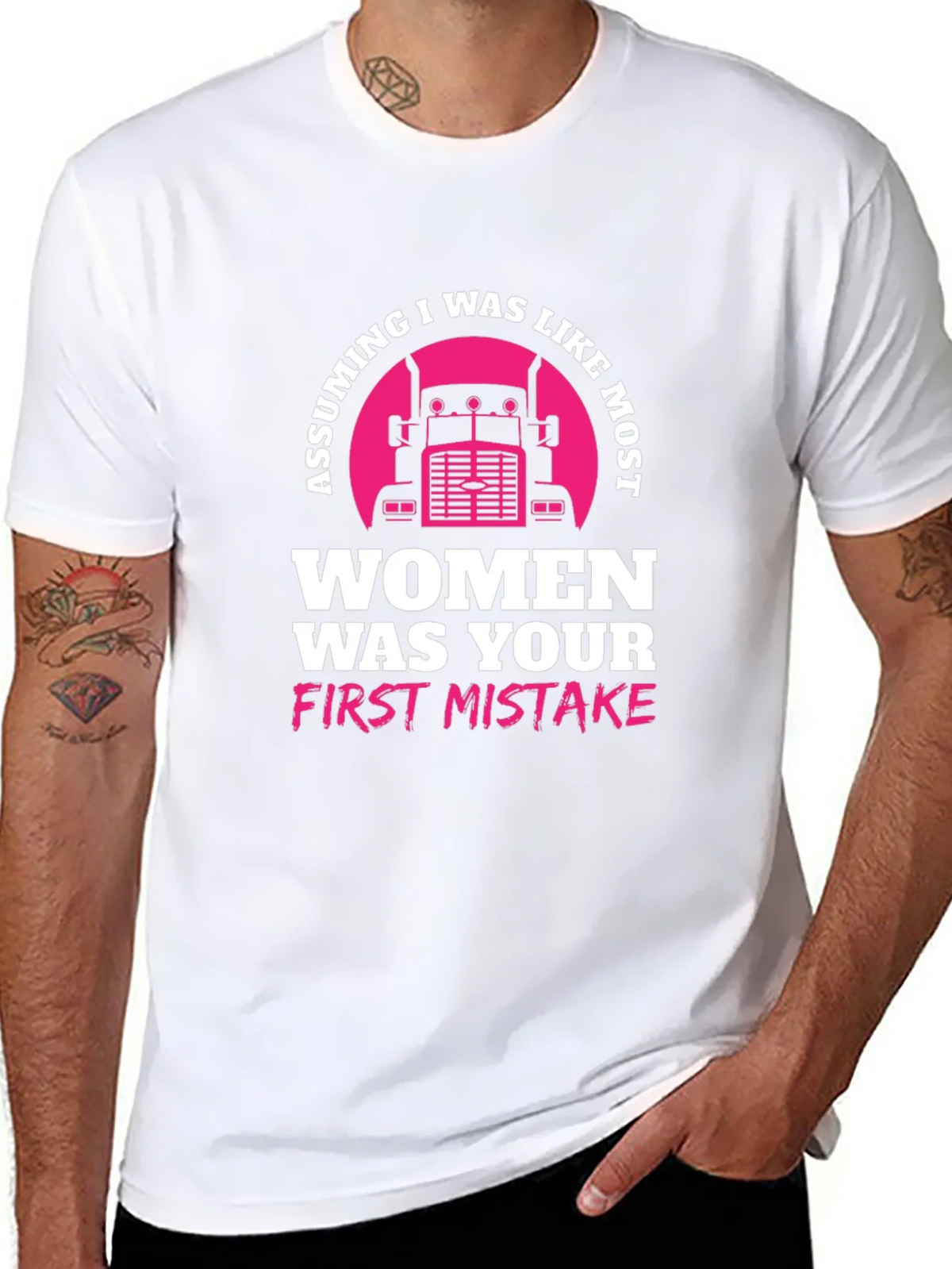 Trucker Woman T-Shirt