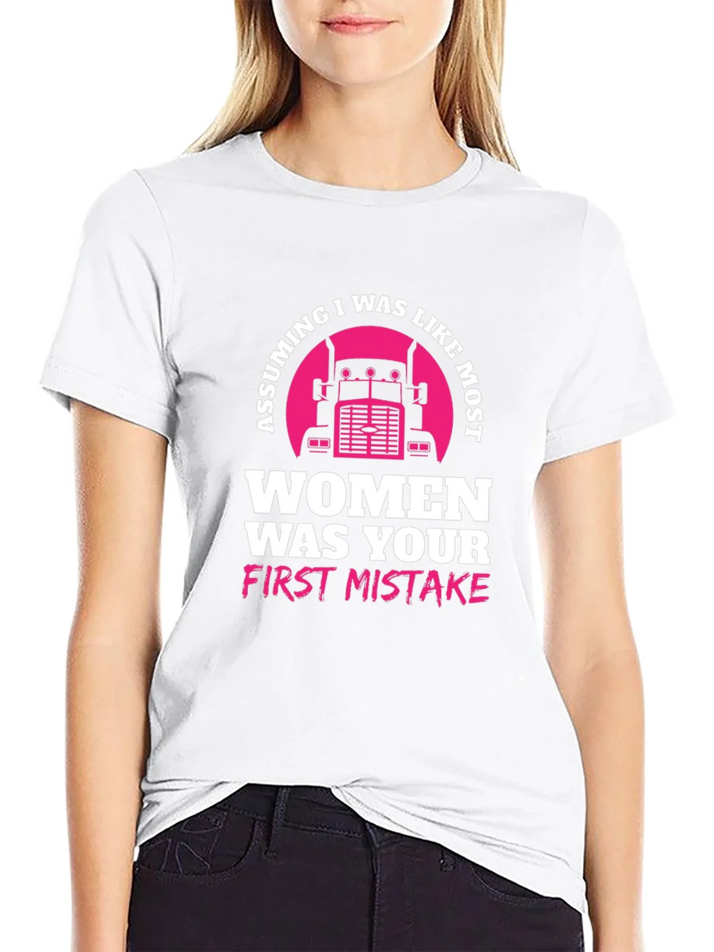 Trucker Woman T-Shirt