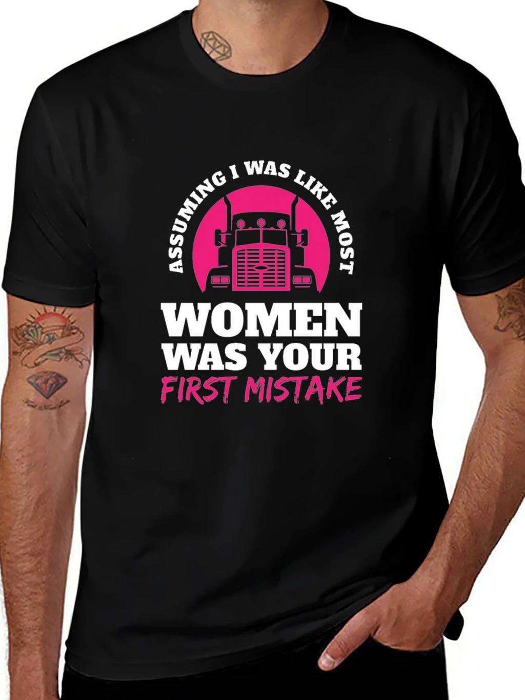 Trucker Woman T-Shirt
