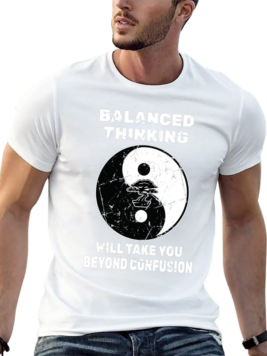 Balanced Thinking Yin Yang T-Shirt