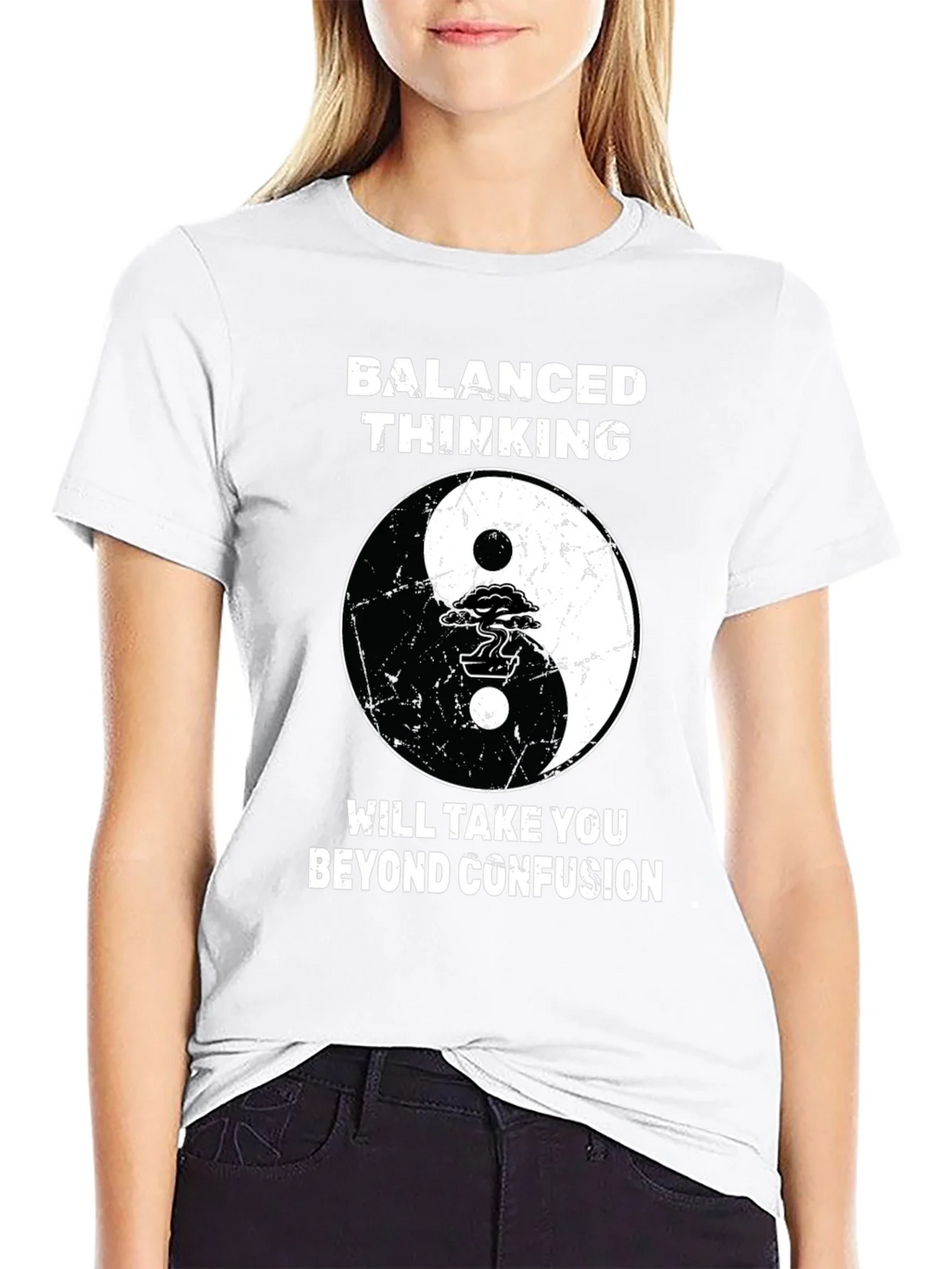 Balanced Thinking Yin Yang T-Shirt