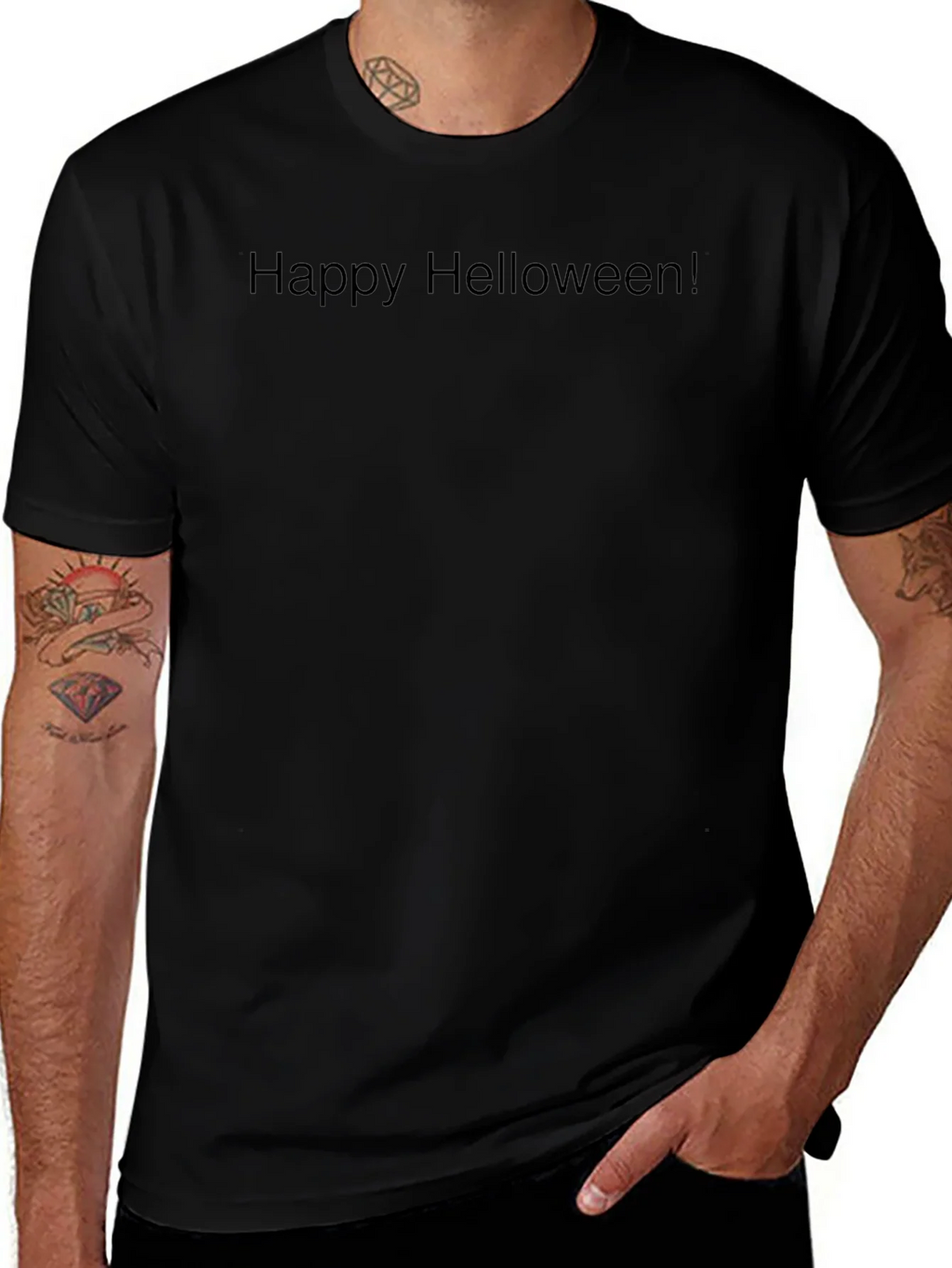 Happy Helloween Black T-Shirt