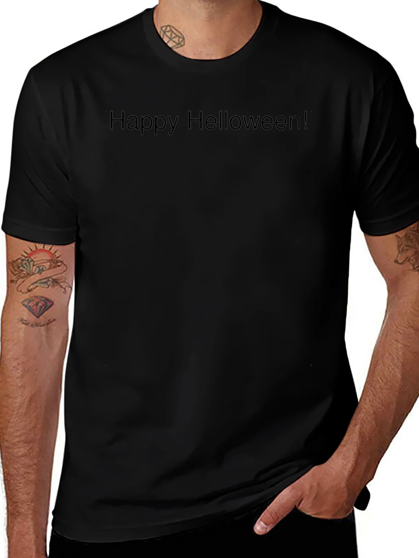 Happy Helloween Black T-Shirt