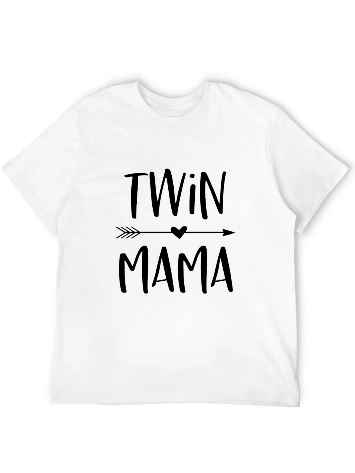 Twin Mama Graphic Tee - Black T-Shirt
