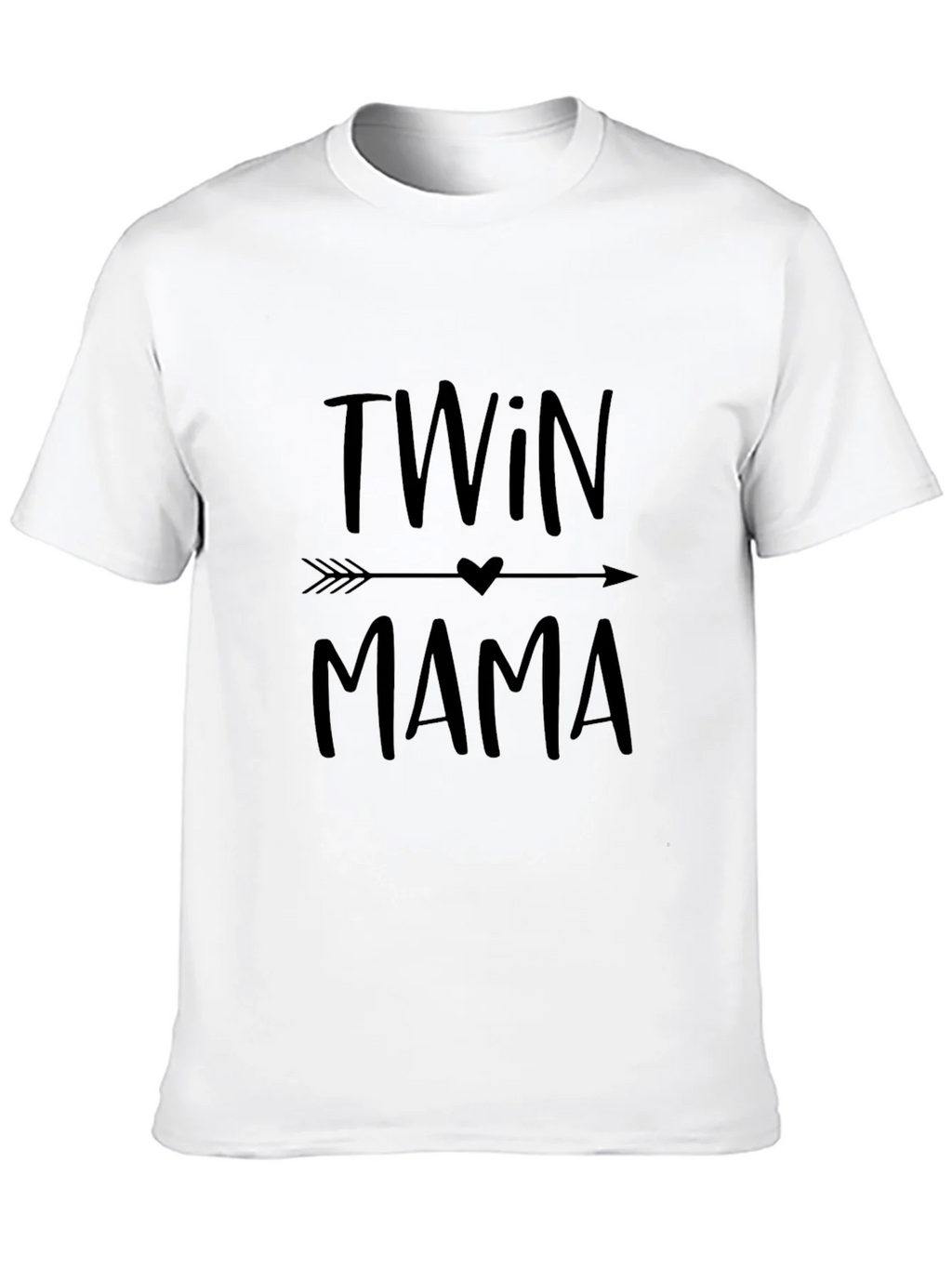 Twin Mama Graphic Tee - Black T-Shirt