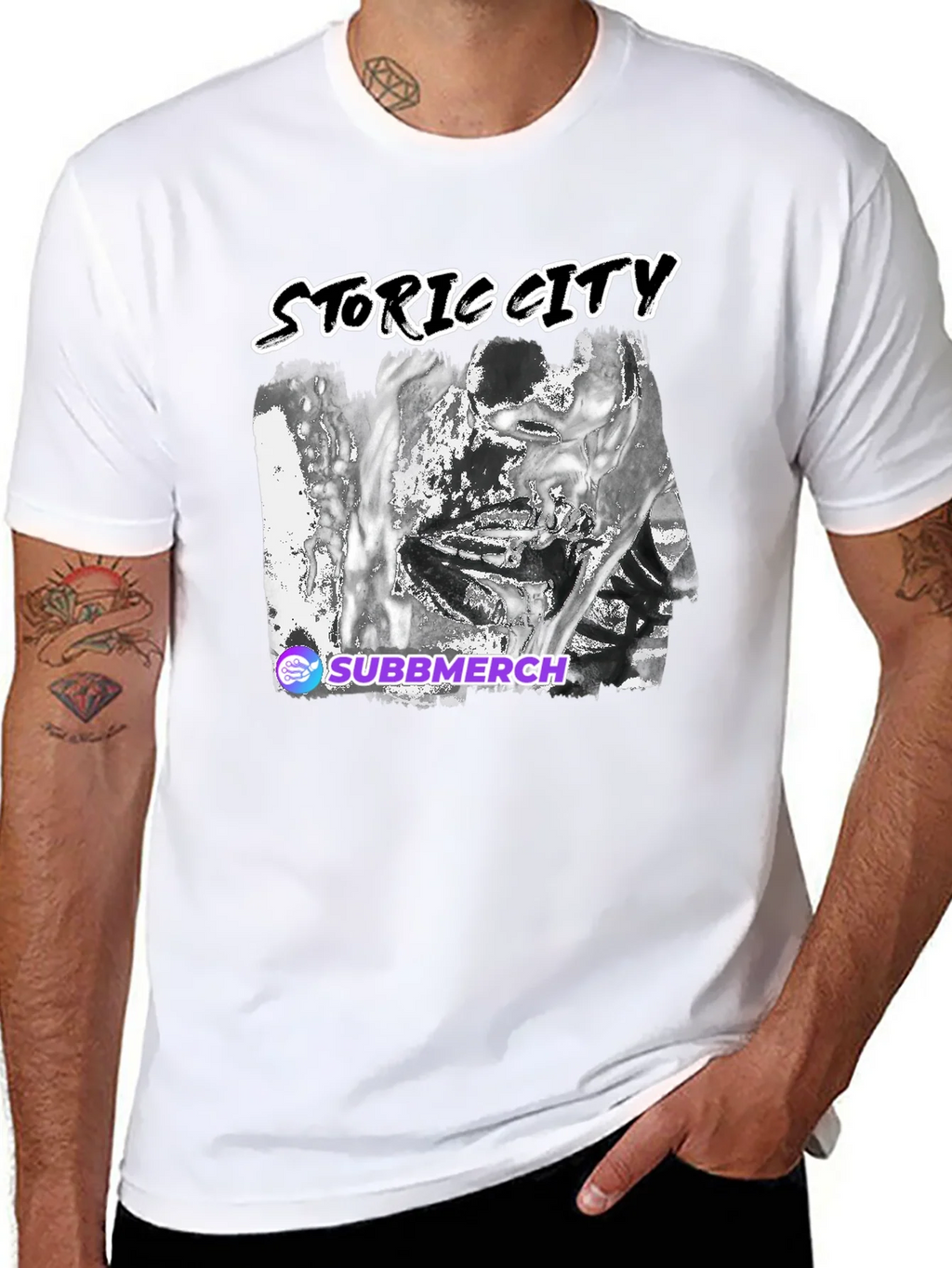 Storic City Black T-Shirt
