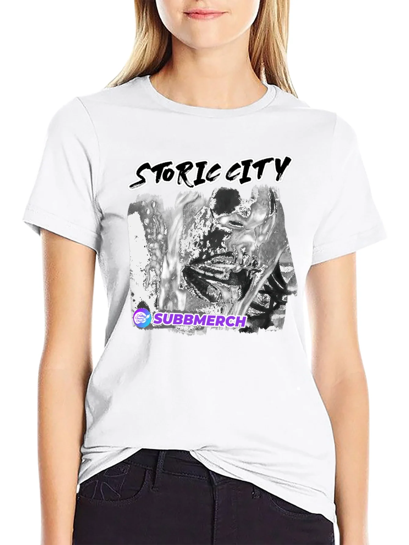 Storic City Black T-Shirt