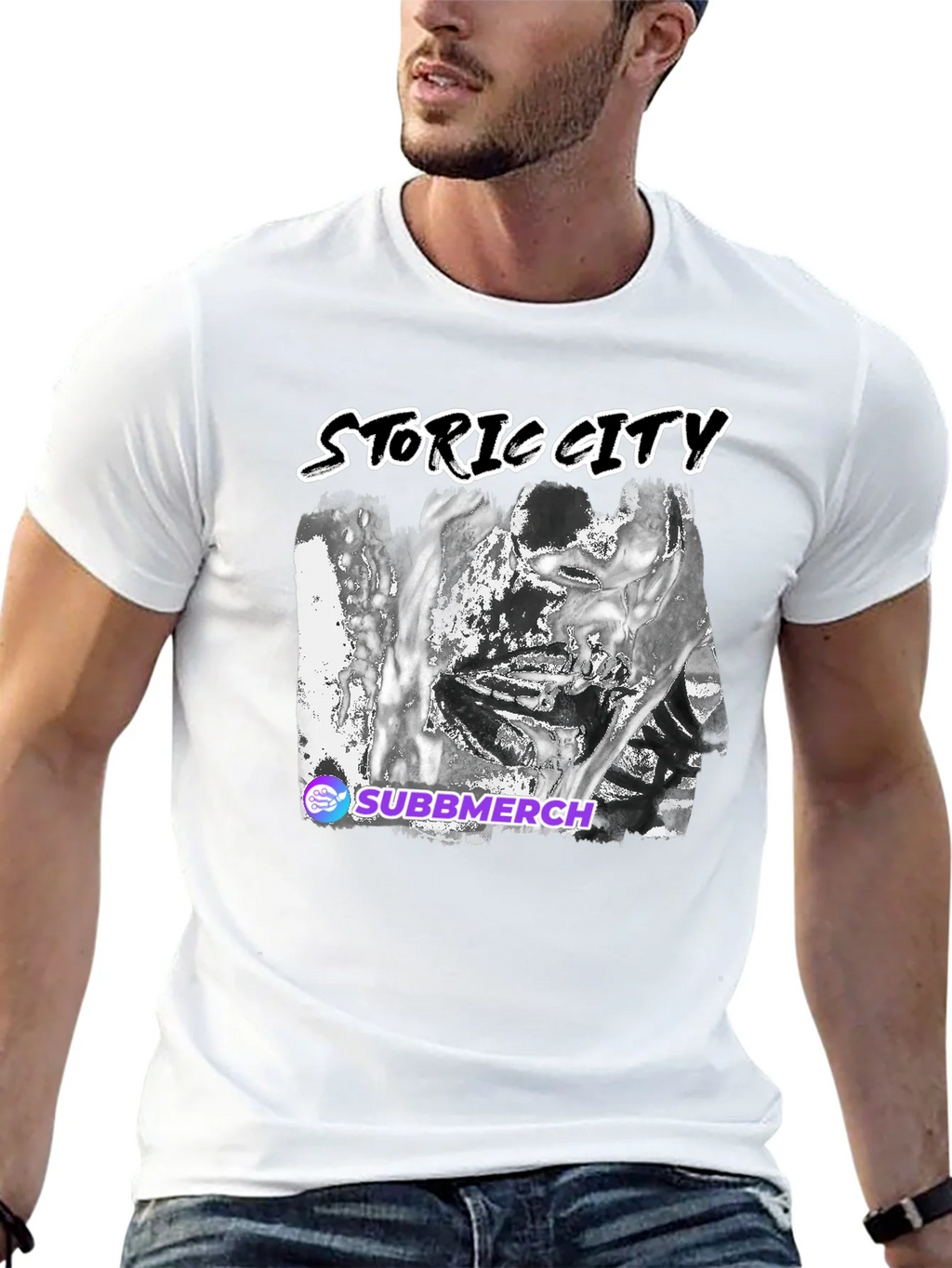 Storic City Black T-Shirt