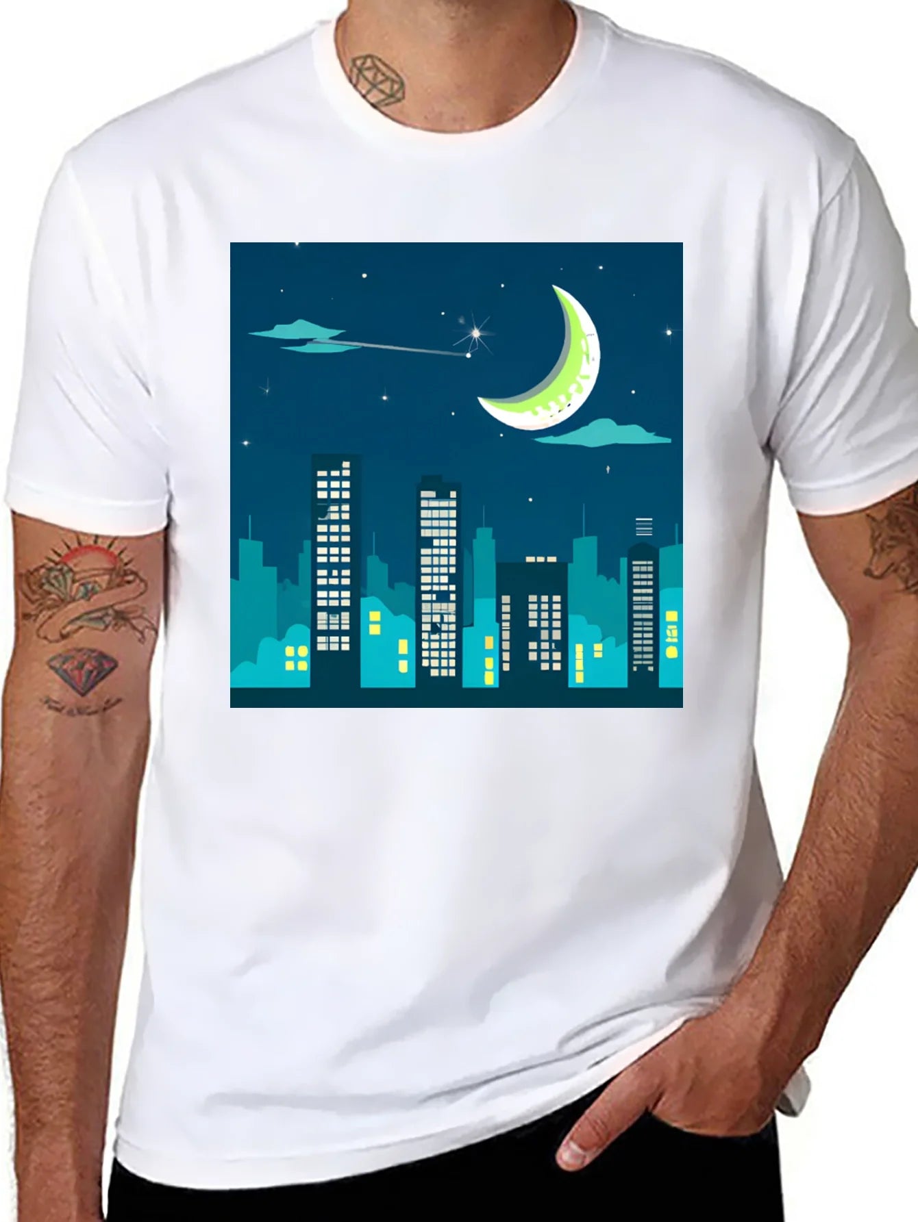 Cityscape Night Tee