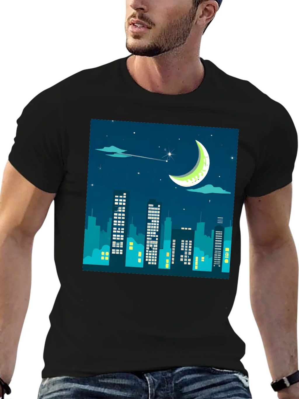 Cityscape Night Tee