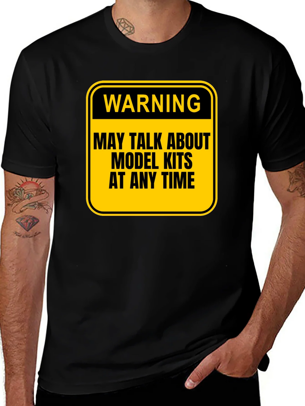 Model Kit Warning T-Shirt
