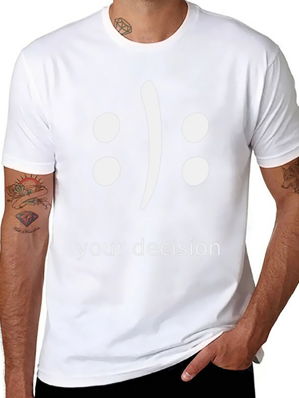 Your Decision T-Shirt - Black Graphic Tee