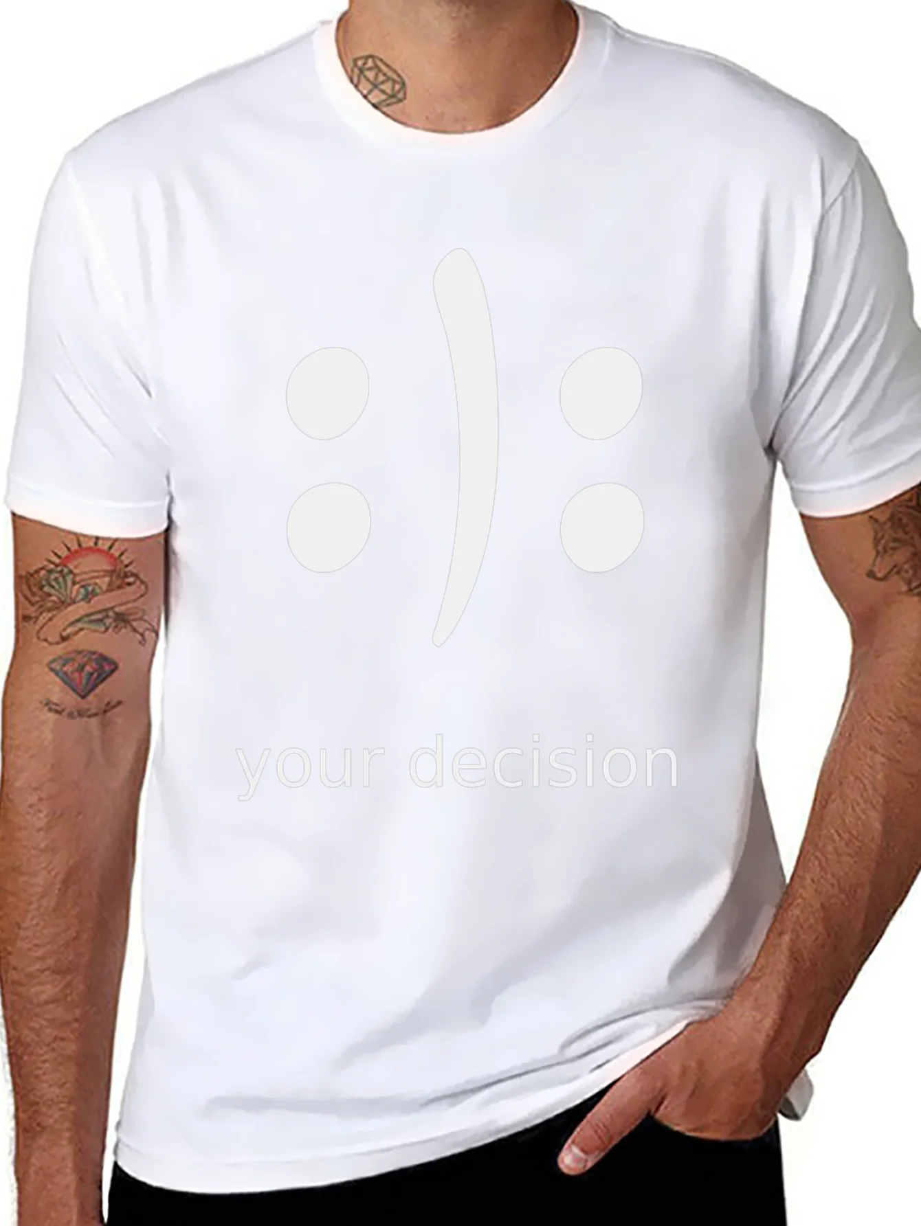 Your Decision T-Shirt - Black Graphic Tee