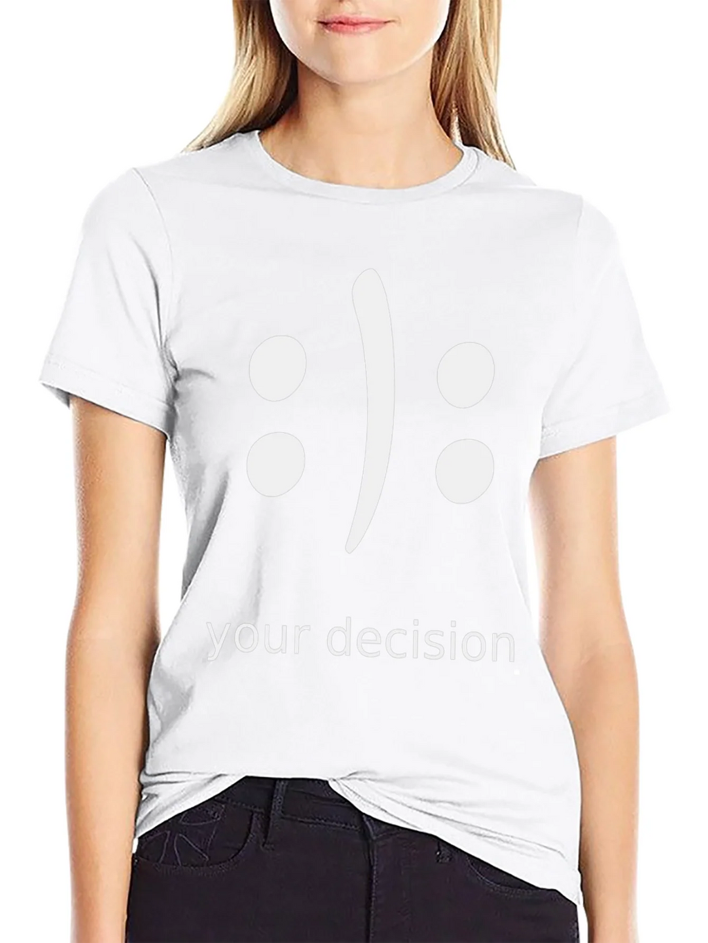 Your Decision T-Shirt - Black Graphic Tee