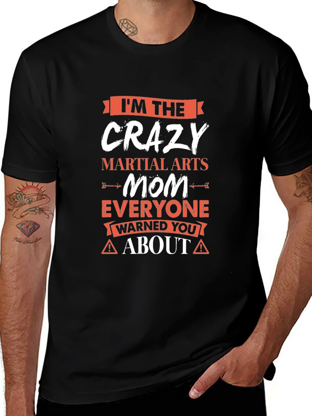 Crazy Martial Arts Mom T-Shirt