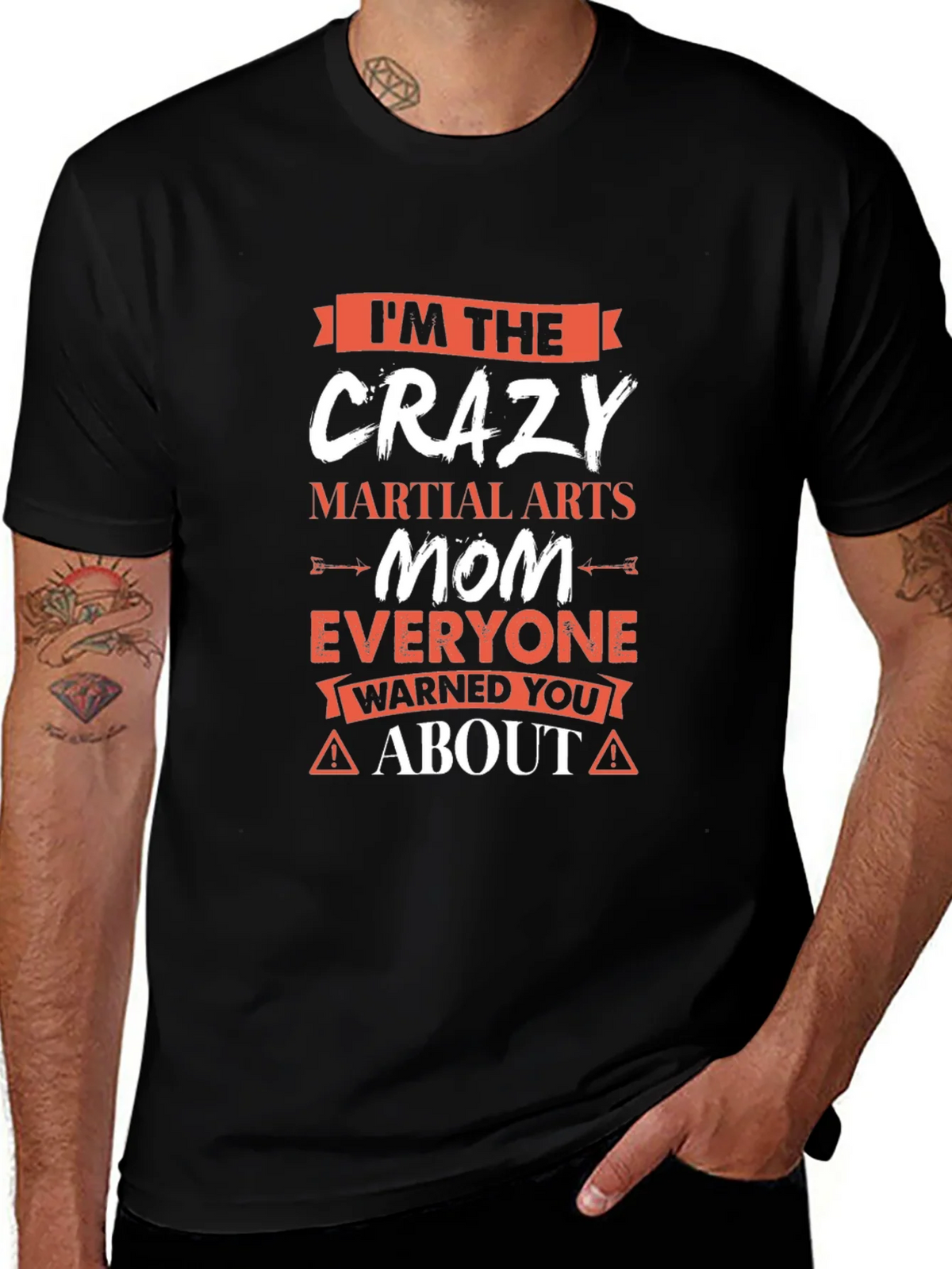 Crazy Martial Arts Mom T-Shirt