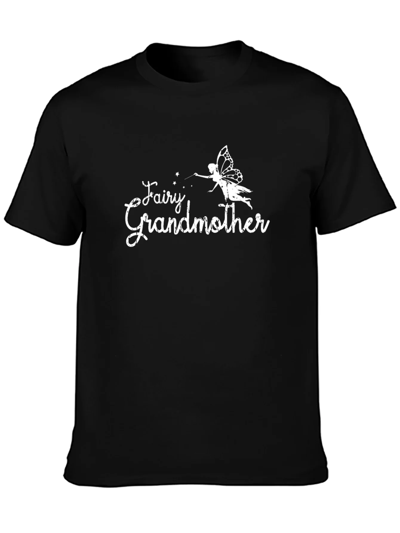 Fairy Grandmother Black T-Shirt