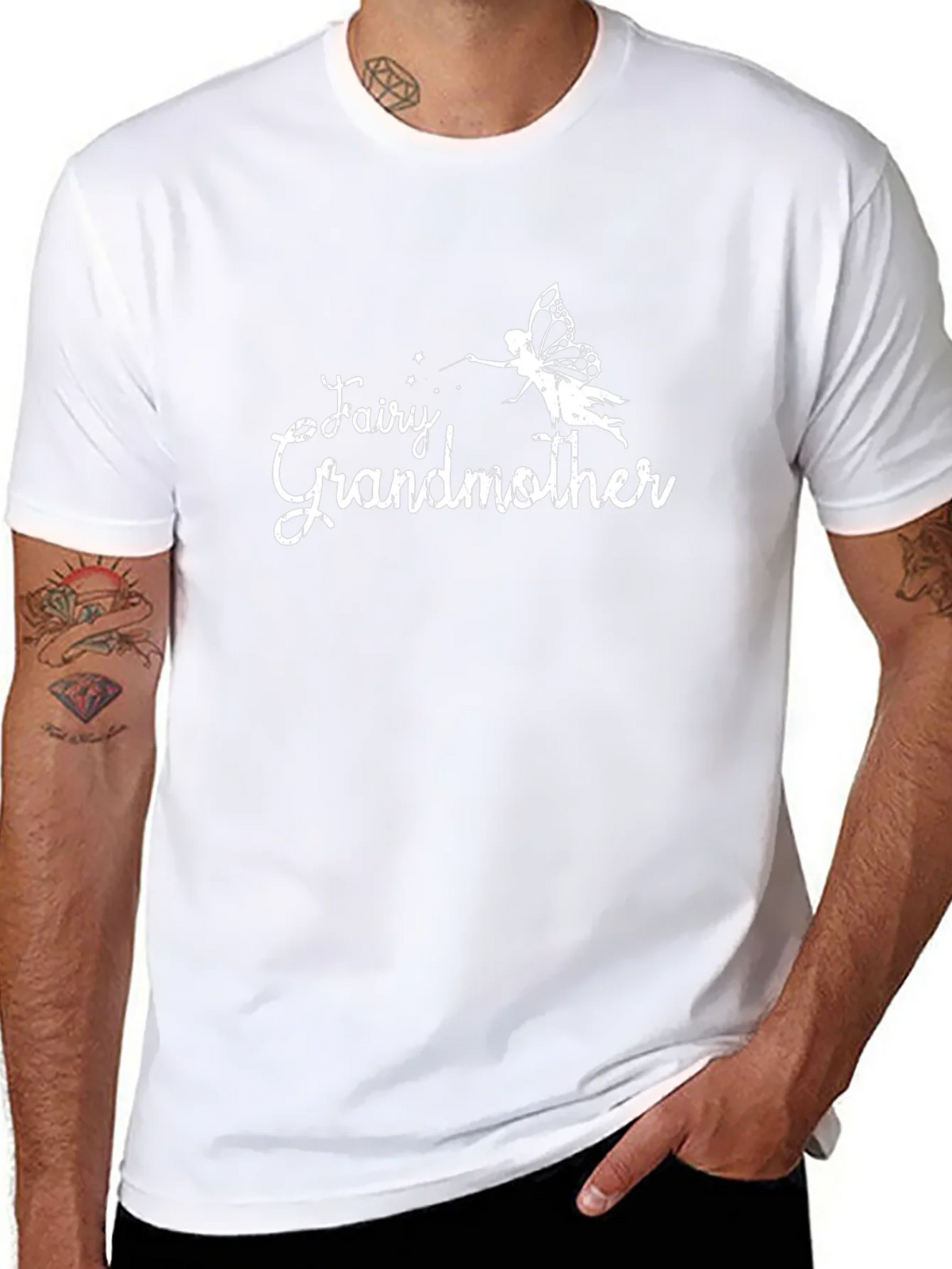 Fairy Grandmother Black T-Shirt