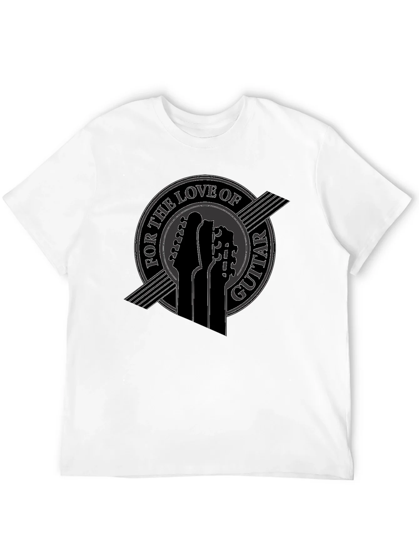 Guitar Love Tee - Black Graphic T-Shirt