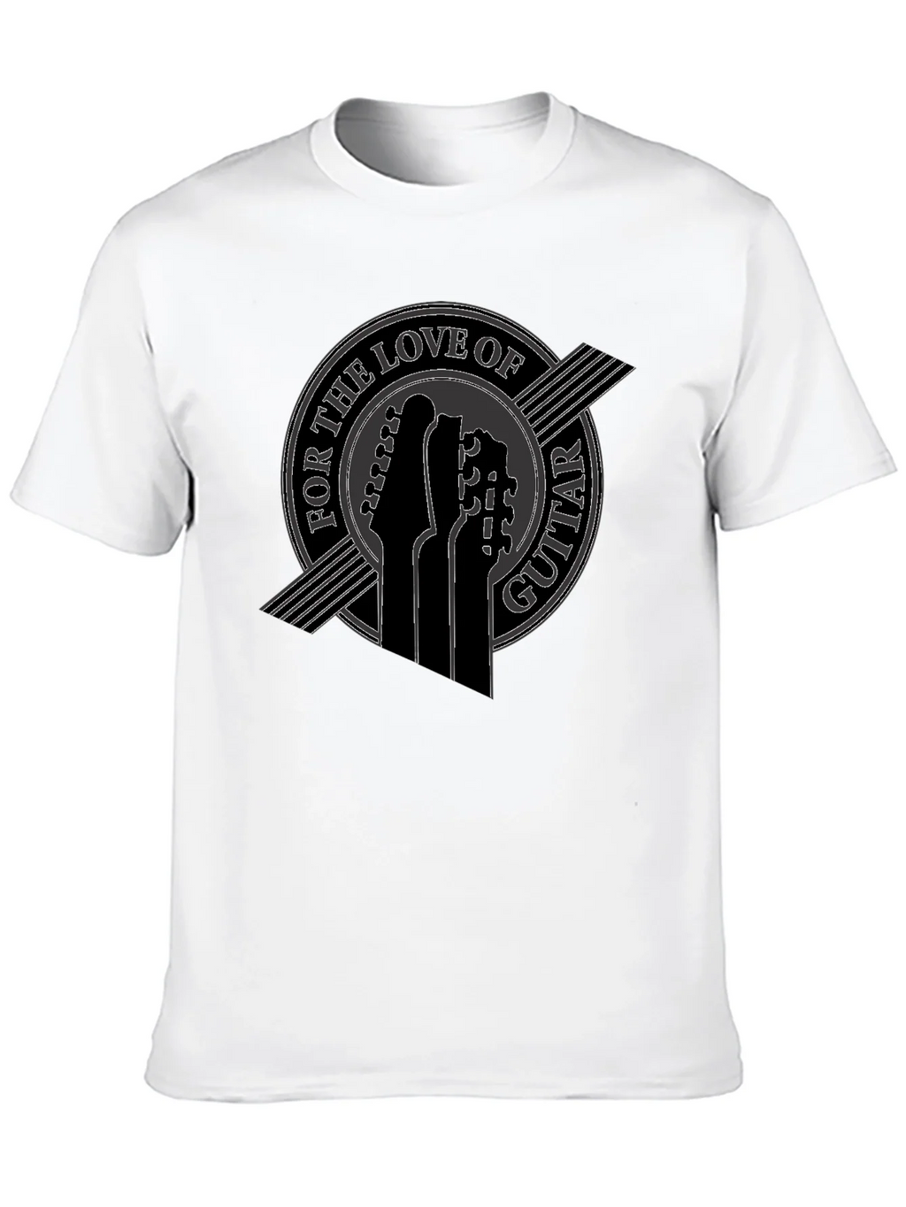 Guitar Love Tee - Black Graphic T-Shirt
