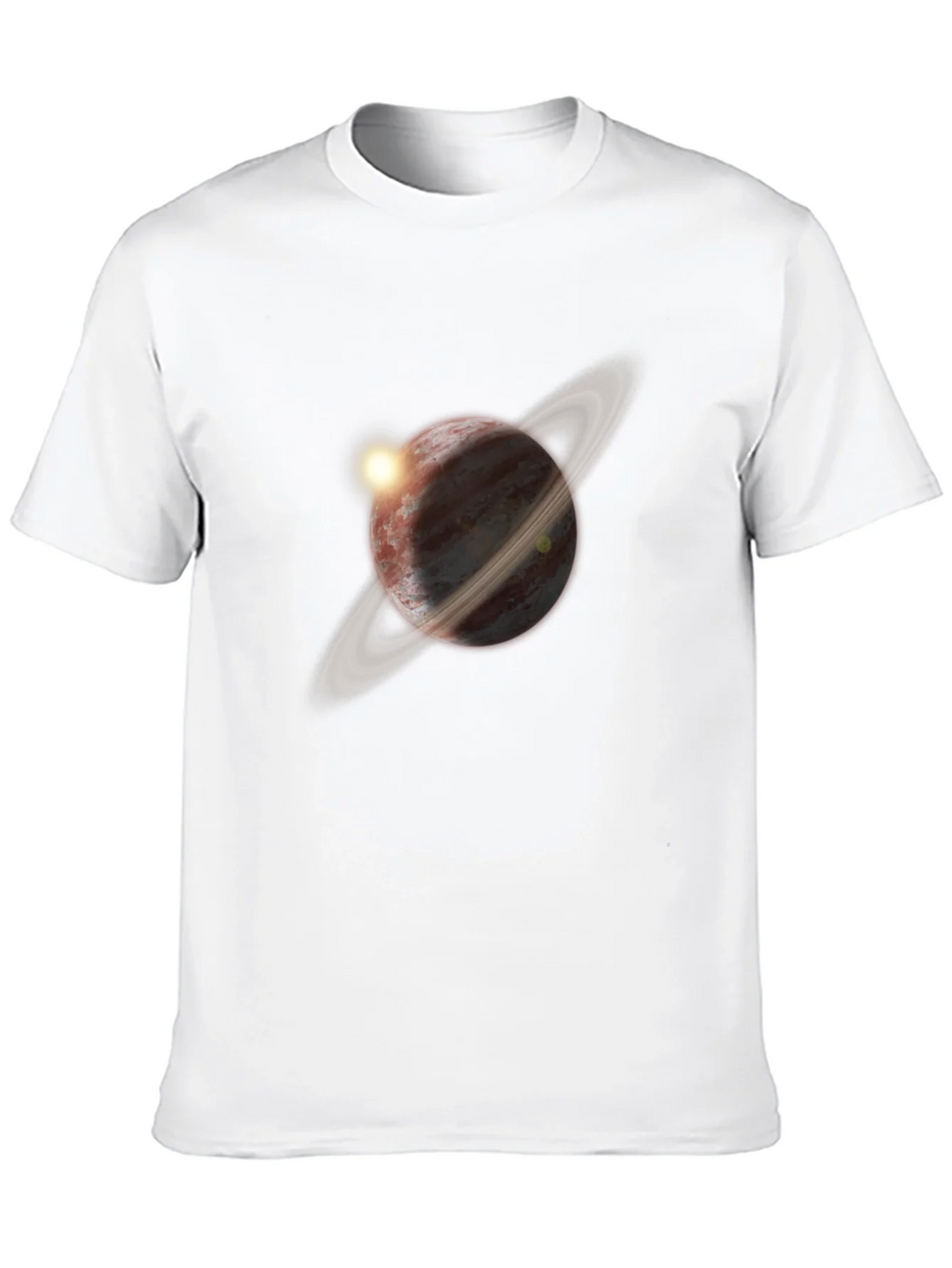 Planet Graphic Tee - Space Saturn Rings