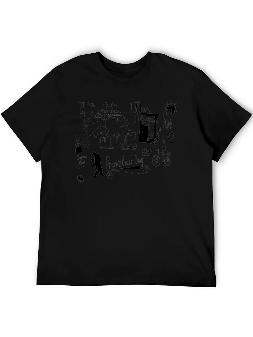 Prenzlauer Berg Black T-Shirt