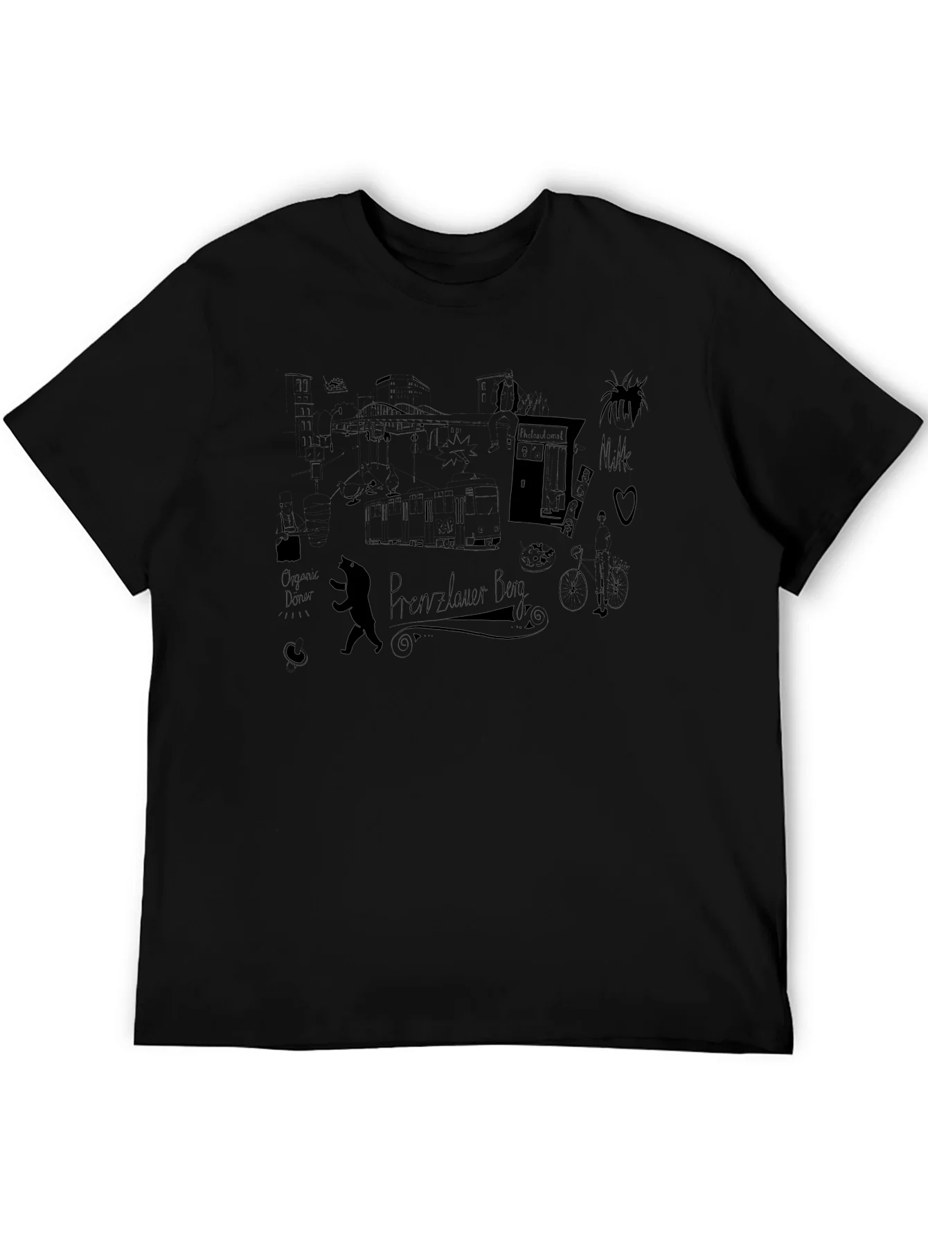 Prenzlauer Berg Black T-Shirt