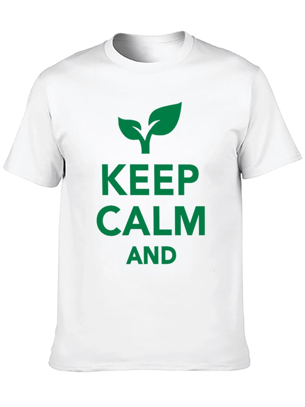 Keep Calm and Grow Black T-Shirt