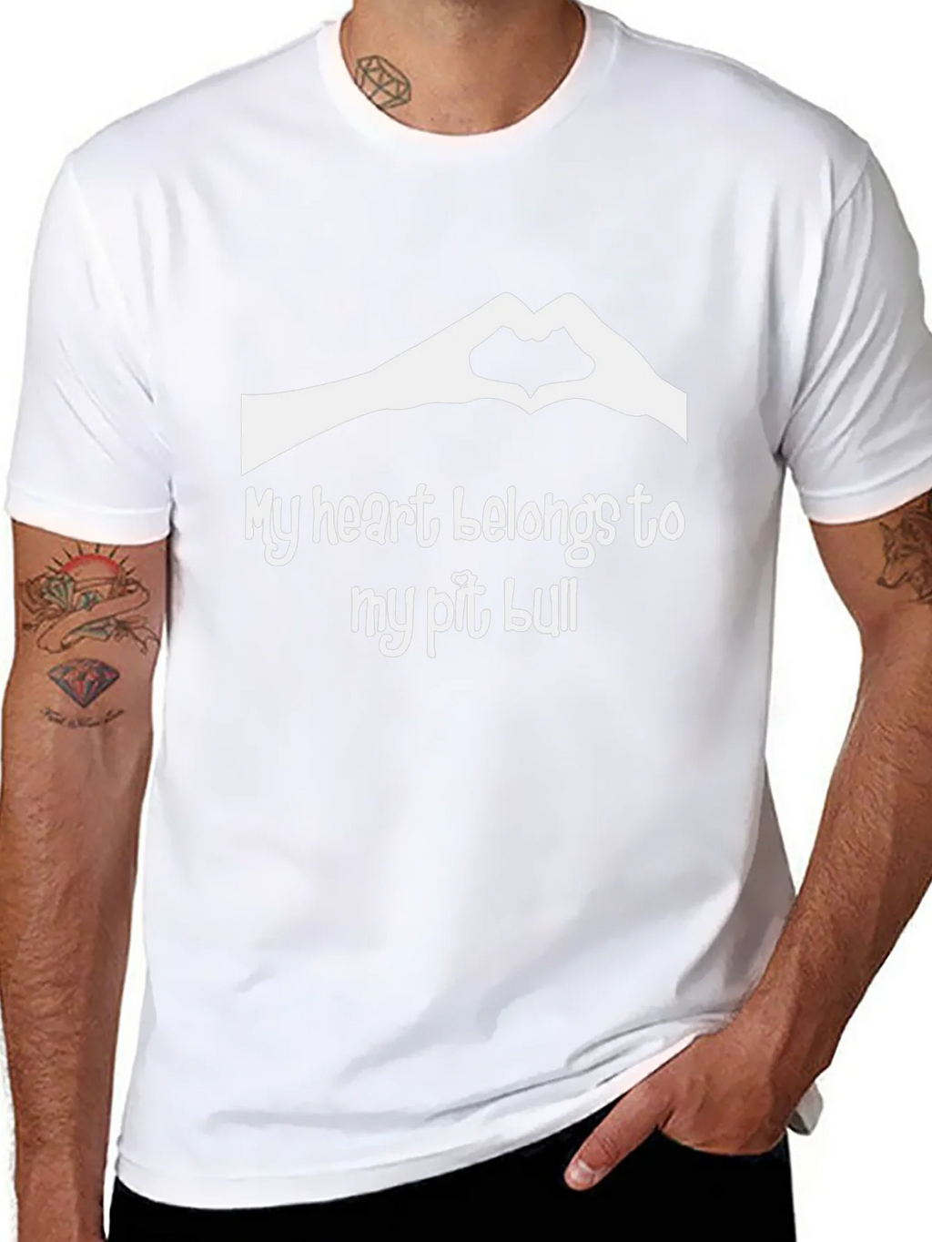 My Heart Belongs to My Pit Bull T-Shirt