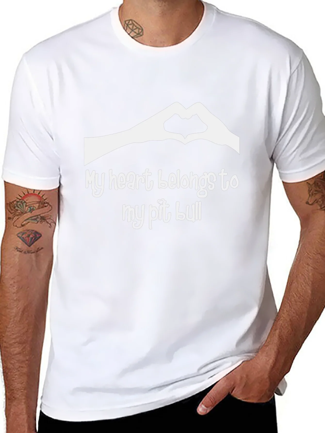 My Heart Belongs to My Pit Bull T-Shirt