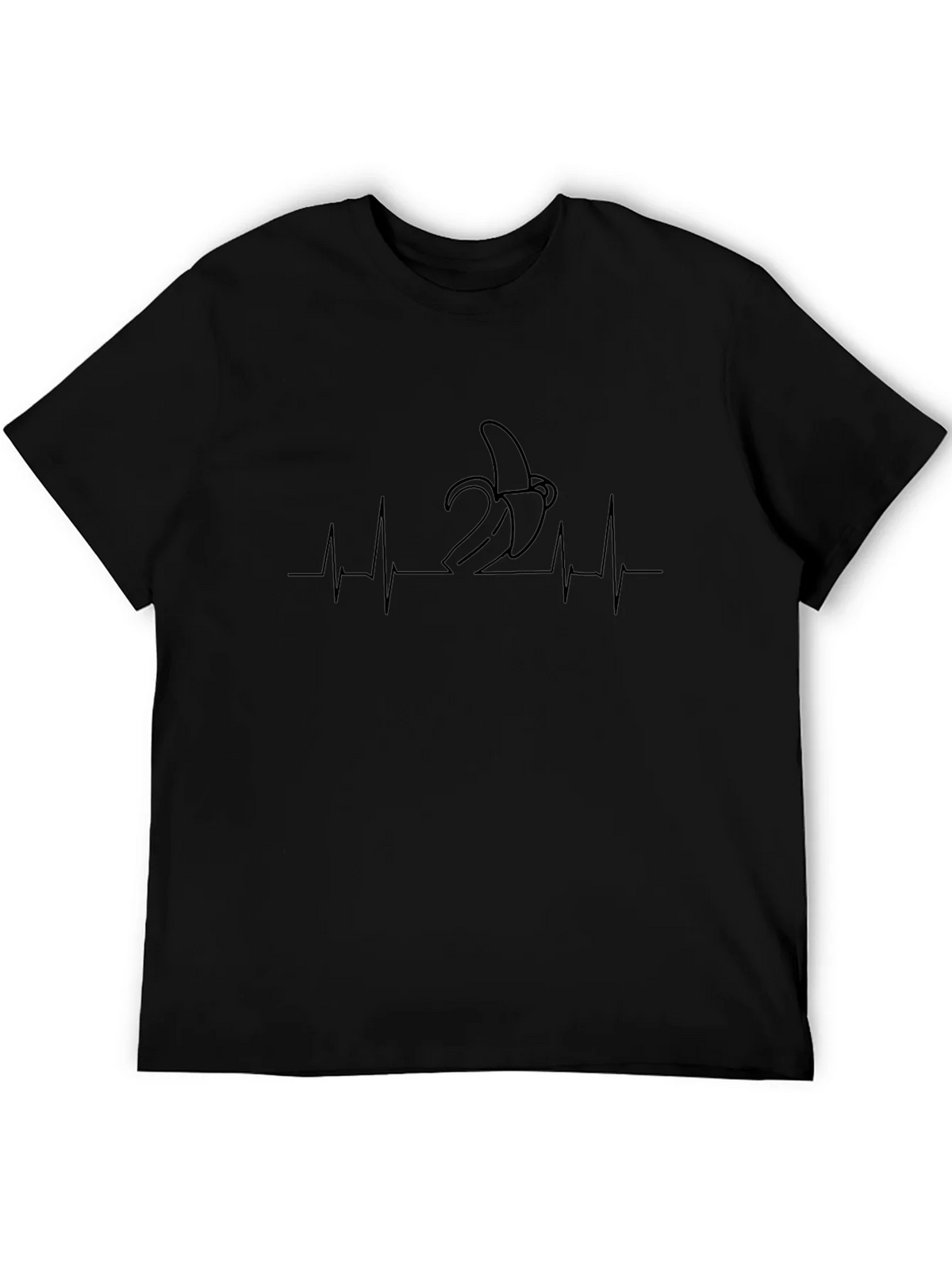 Banana Heartbeat Tee - Funny Graphic T-Shirt