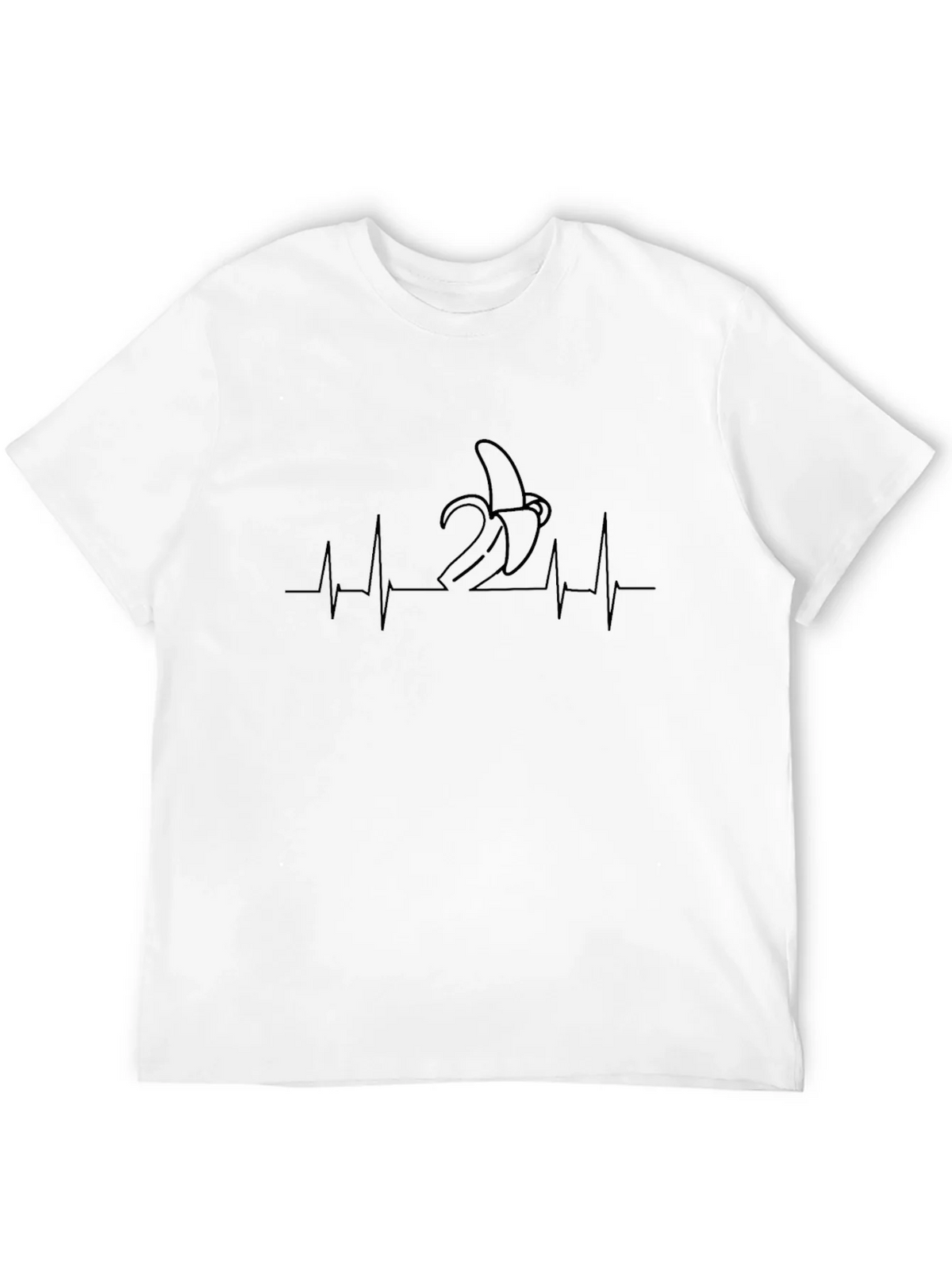 Banana Heartbeat Tee - Funny Graphic T-Shirt