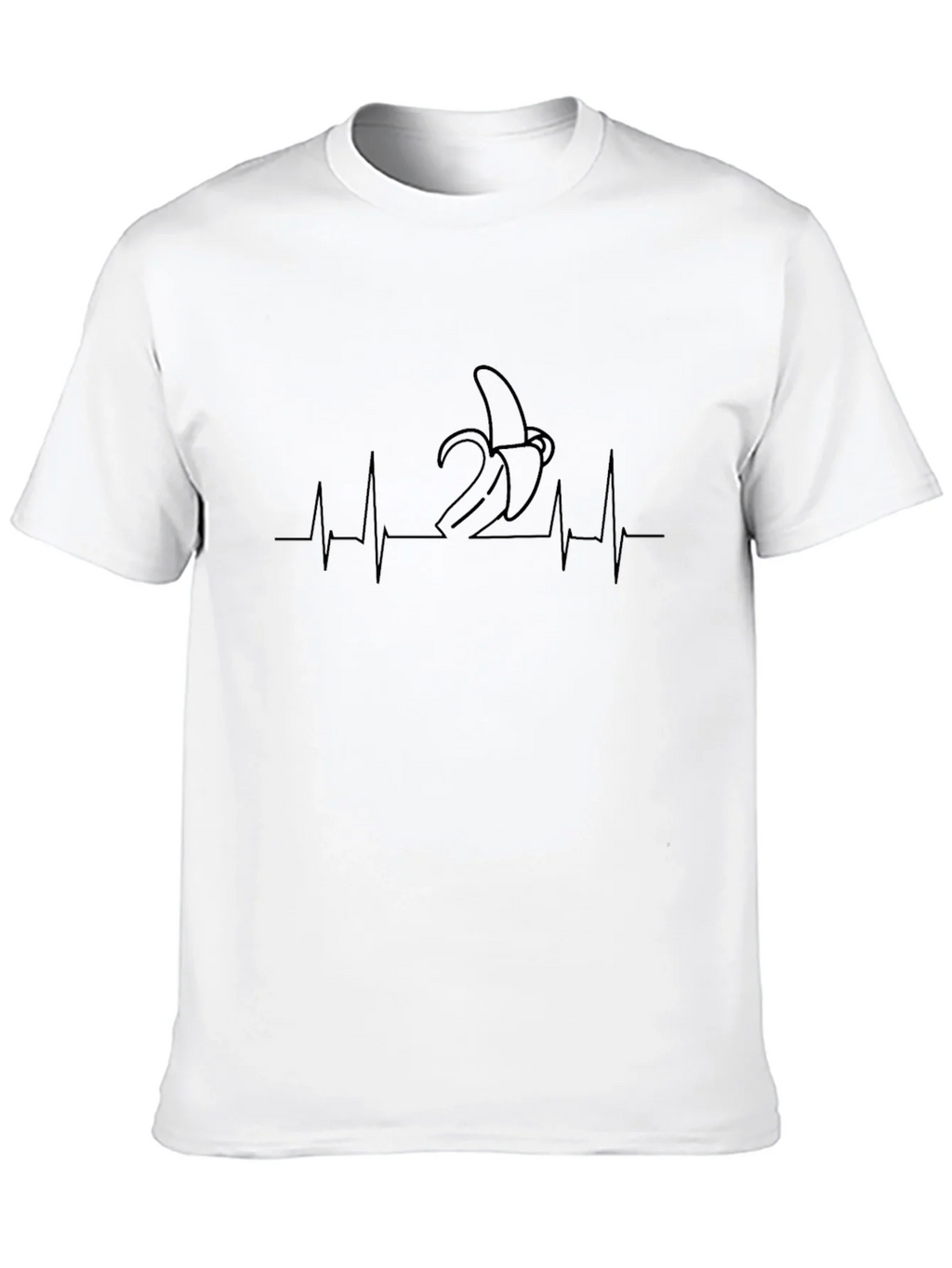 Banana Heartbeat Tee - Funny Graphic T-Shirt