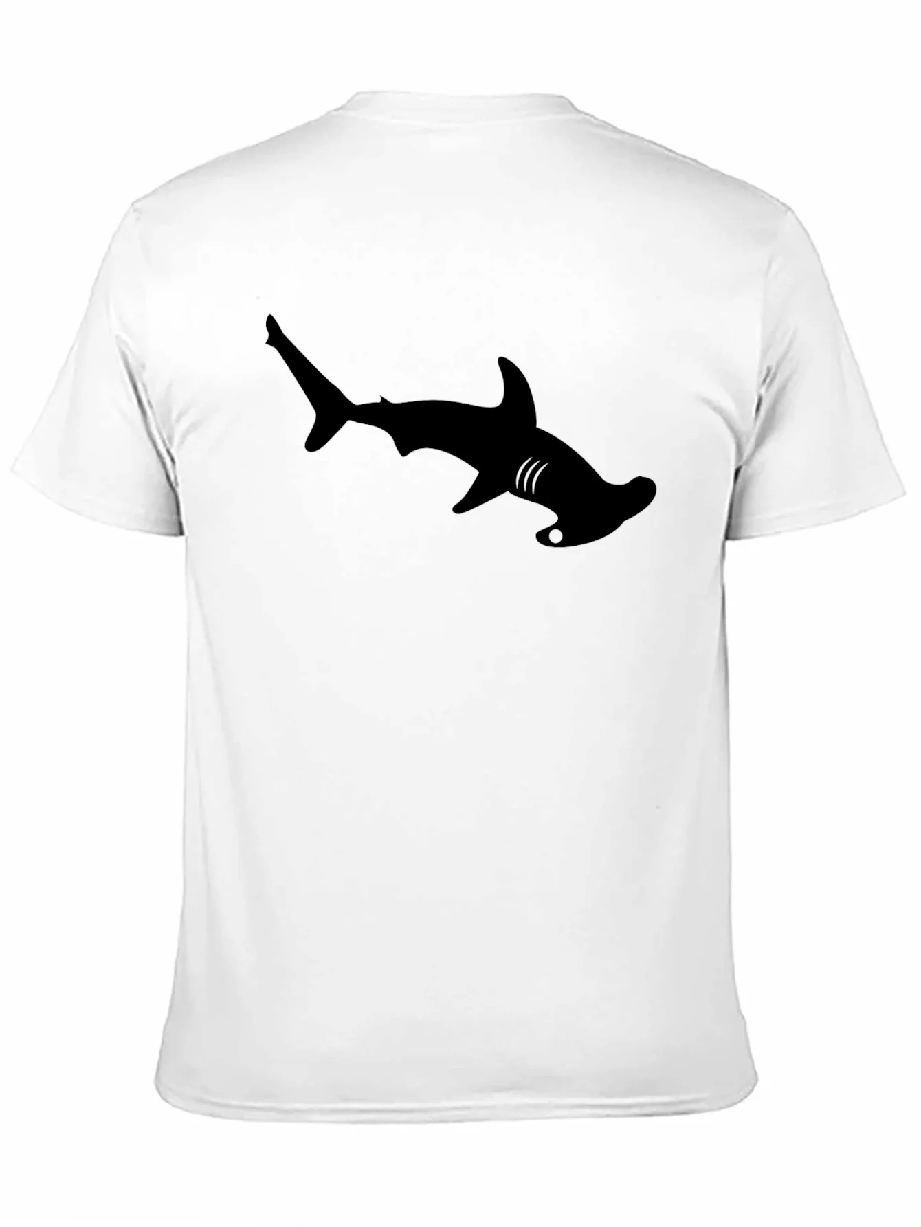 Hammerhead Shark Graphic Tee - Cool Black T-Shirt