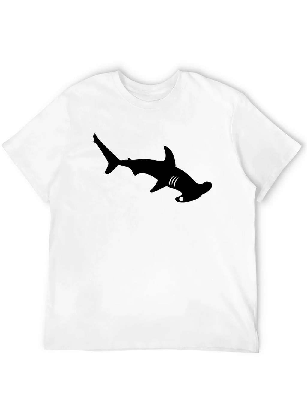 Hammerhead Shark Graphic Tee - Cool Black T-Shirt