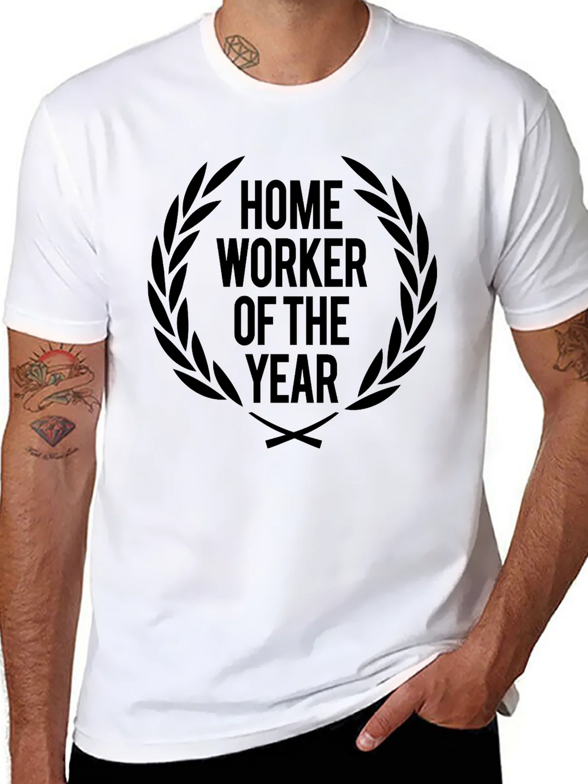 Home Worker of the Year Black T-Shirt