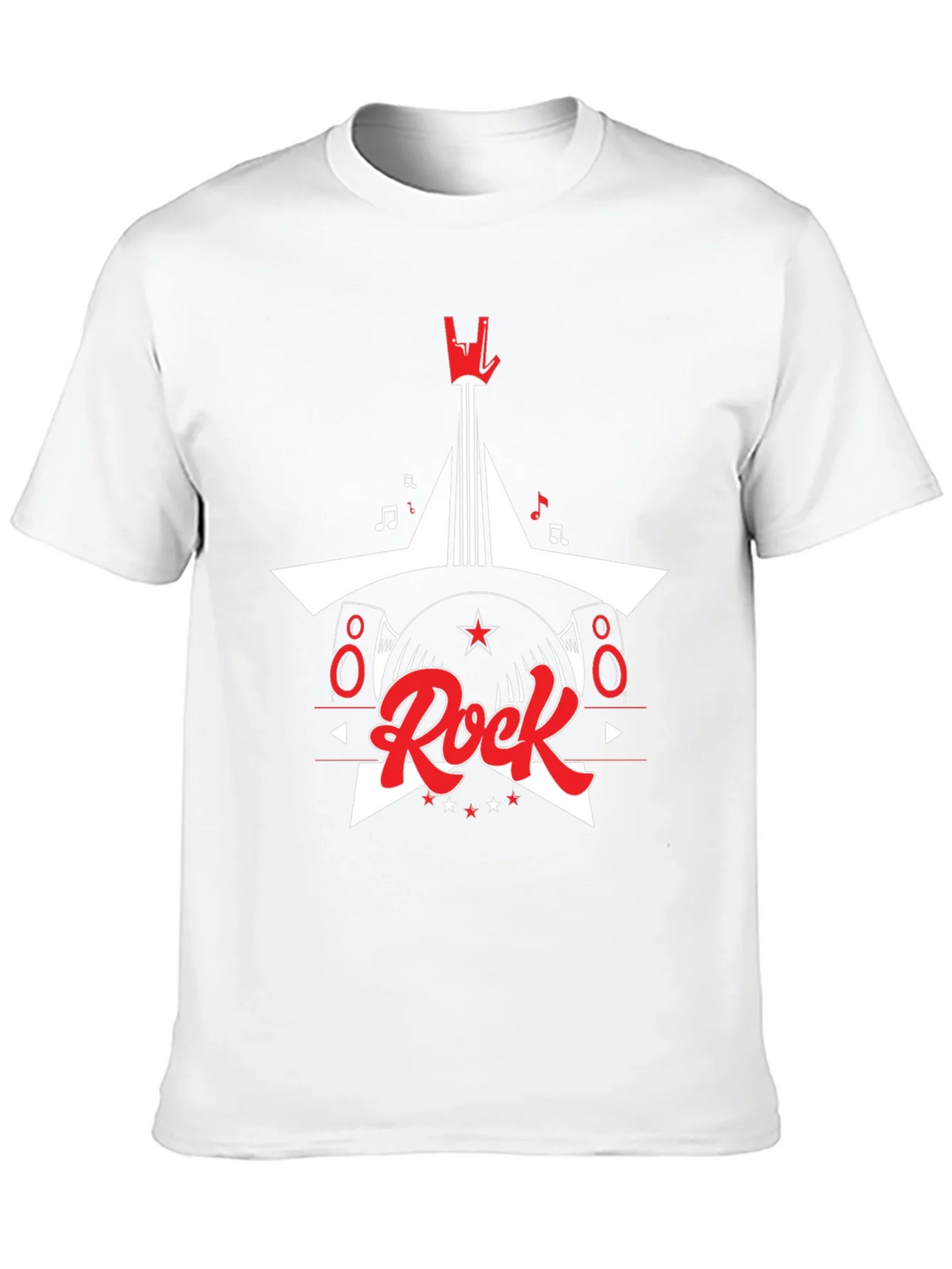 Rock Music Graphic Tee - Black