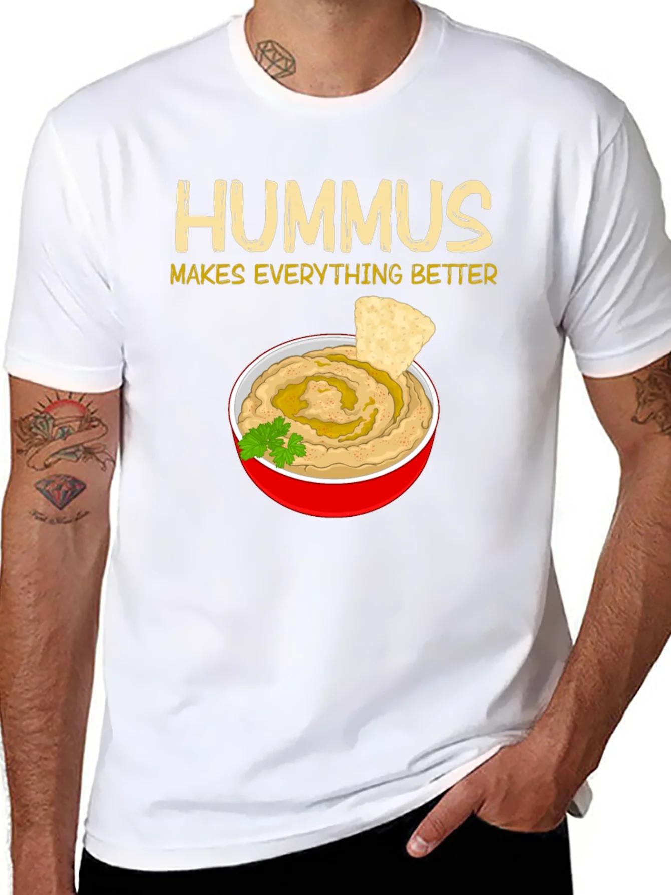 Hummus Makes Everything Better T-Shirt
