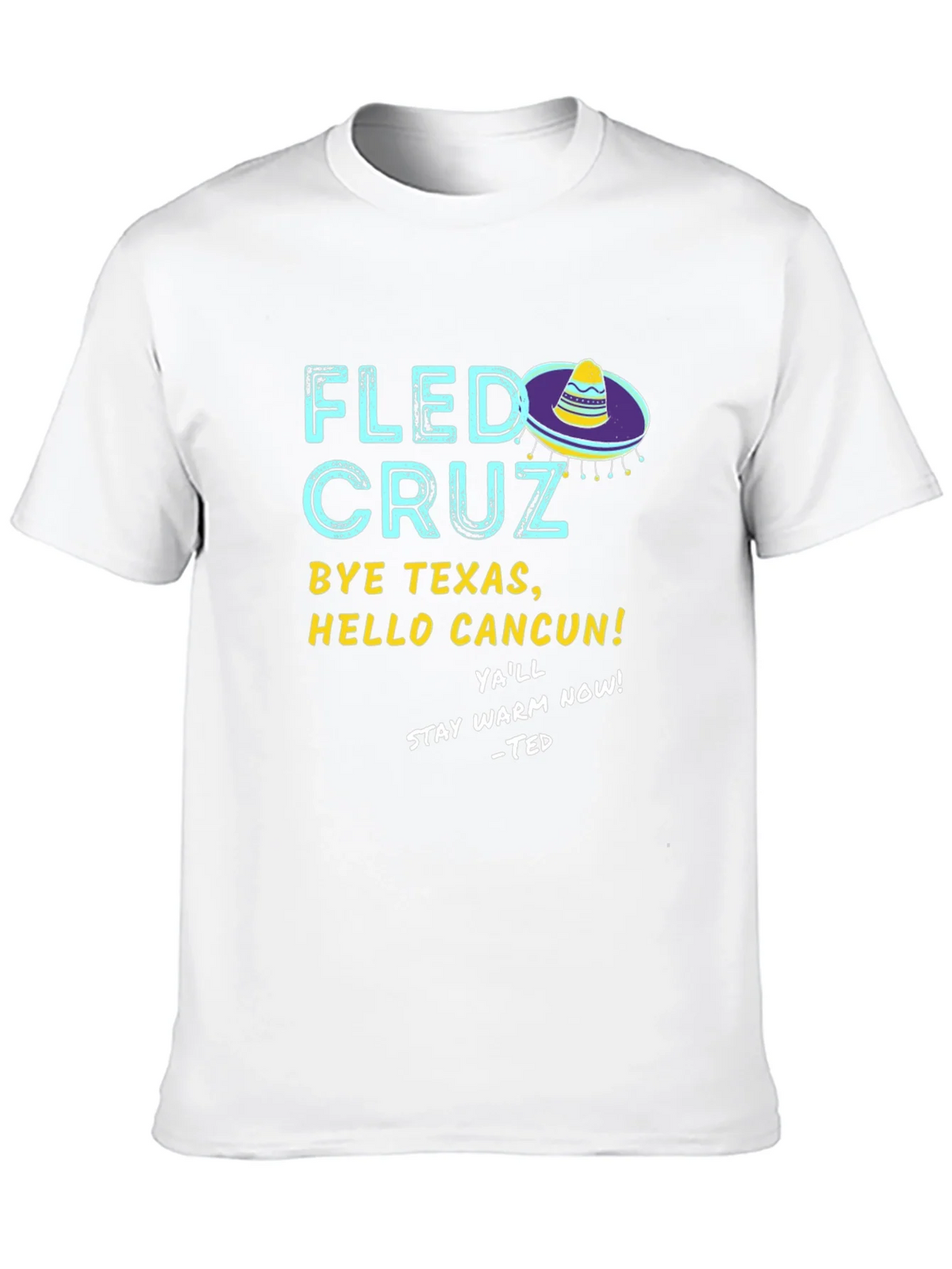 Fled Cruz Black Graphic T-Shirt