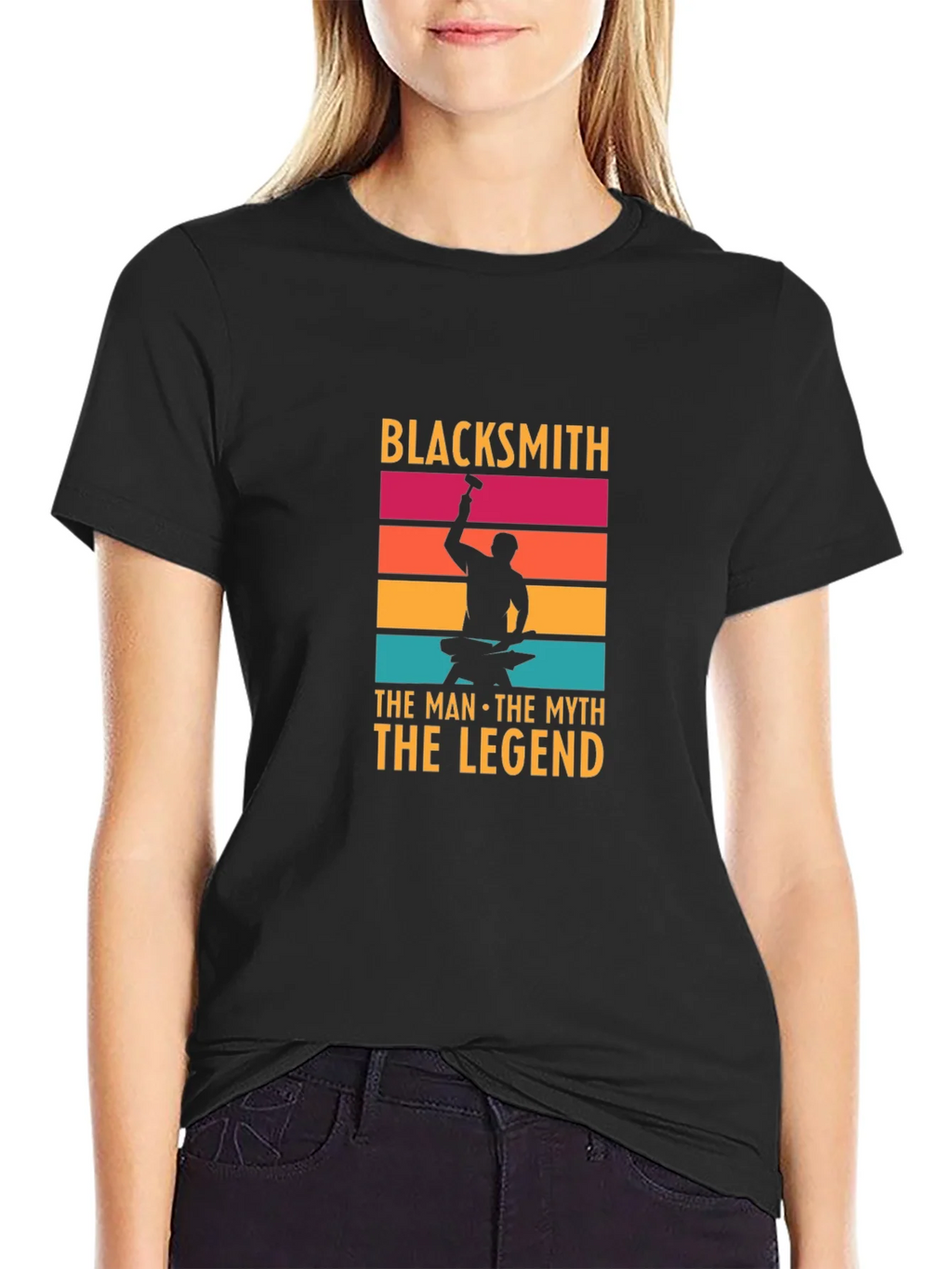 Blacksmith Man Myth Legend Graphic Tee
