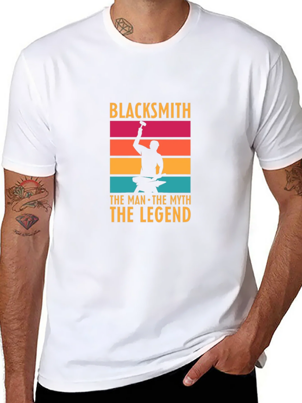 Blacksmith Man Myth Legend Graphic Tee