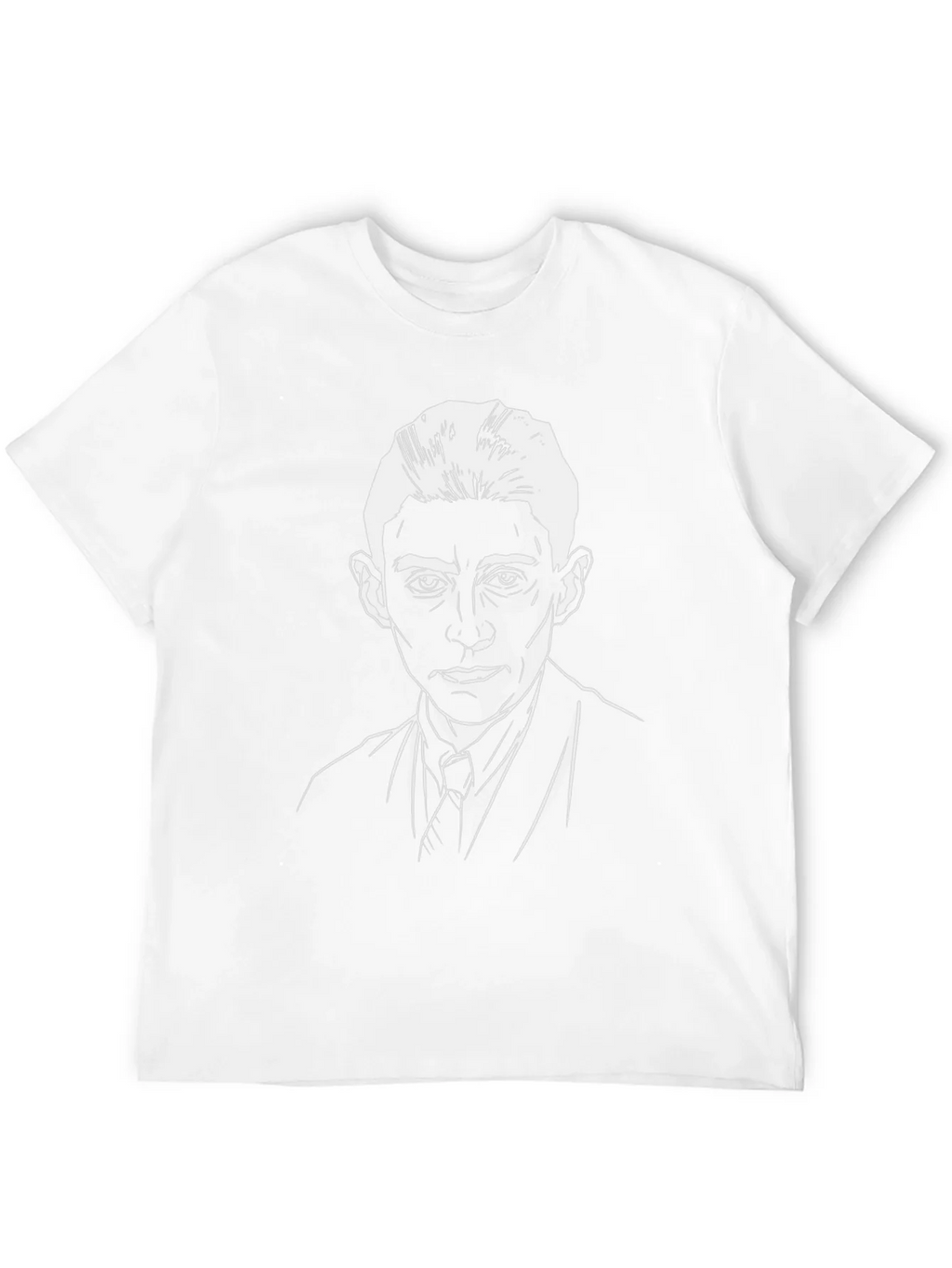 Kafka Portrait Graphic T-Shirt - Black