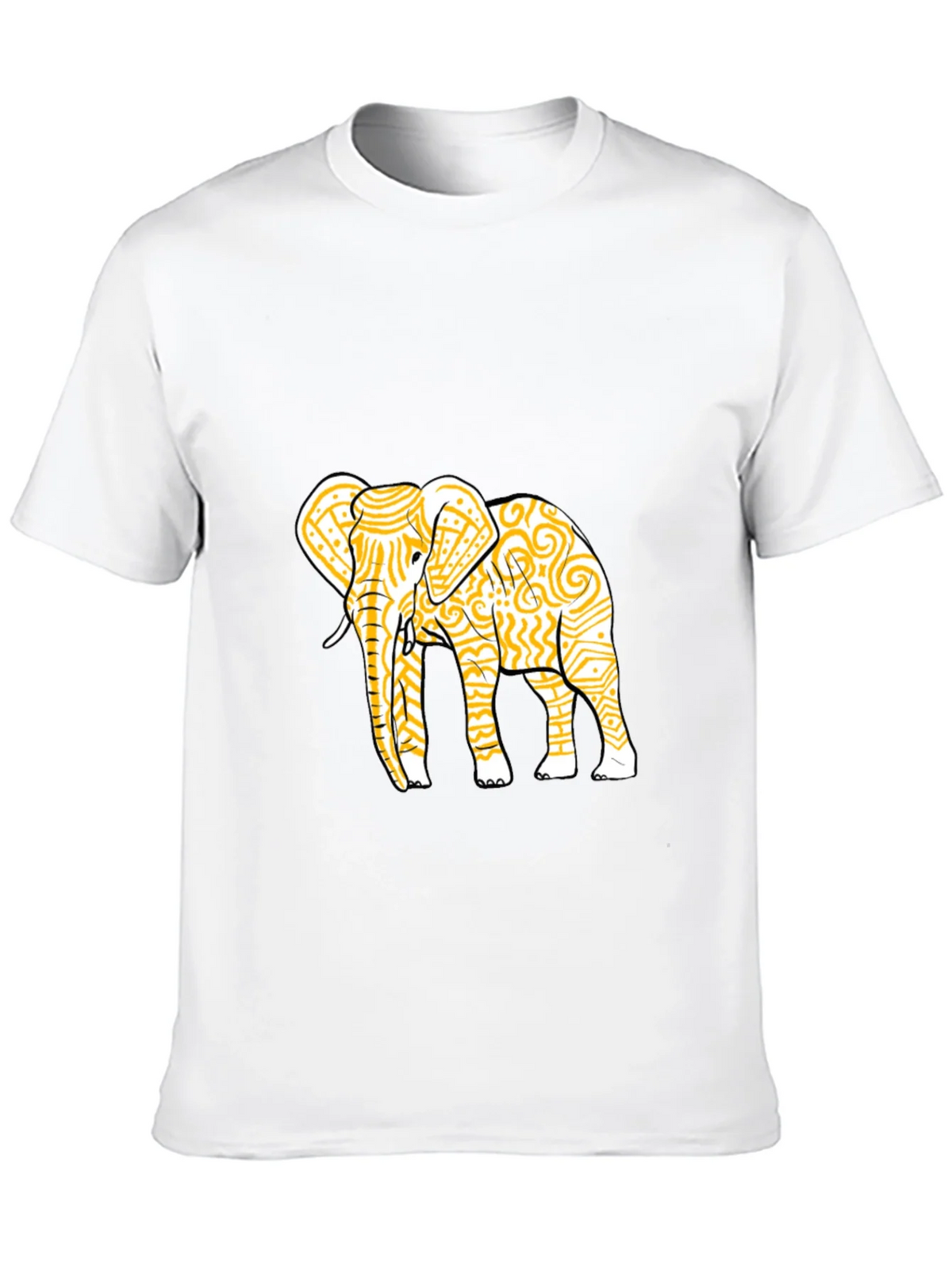 Elephant Graphic Tee - Stylish Mens Crew Neck T-Shirt