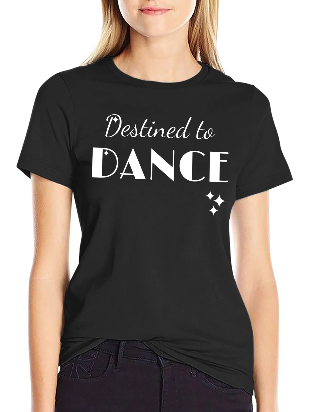 Destined to Dance Black Graphic Tee